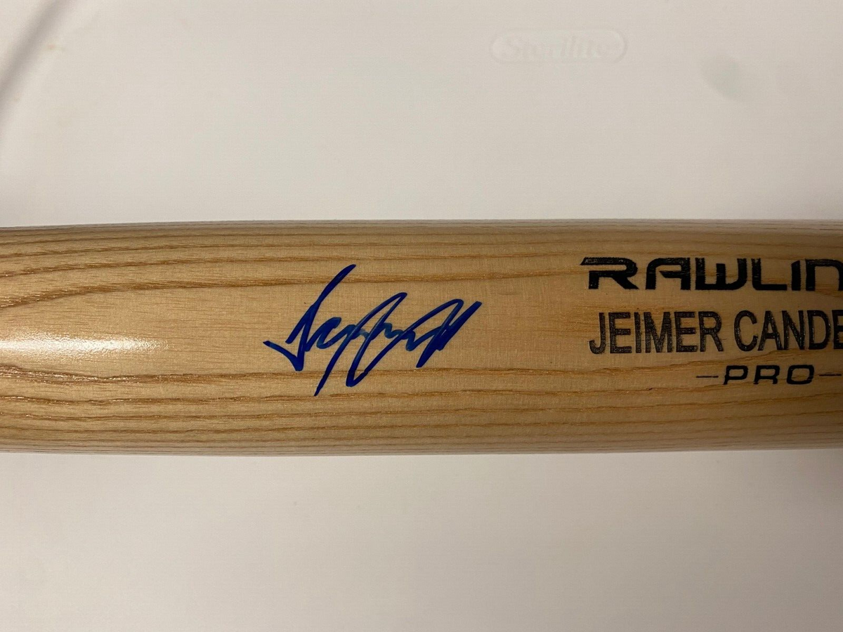 JEIMER CANDELARIO REDS/TIGERS/NATIONALSSIGNED AUTOGRAPHED RAWLINGS BAT JSA