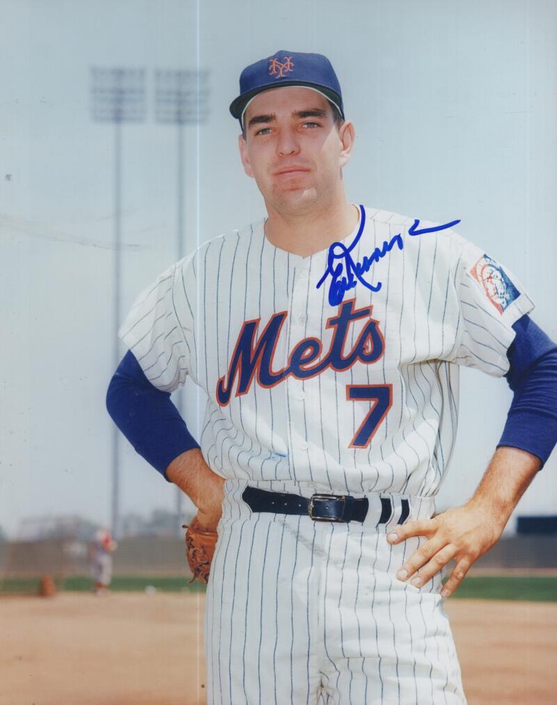 ED KRANEPOOL METS SIGNED AUTOGRAPHED 8X10 PHOTO W/ COA