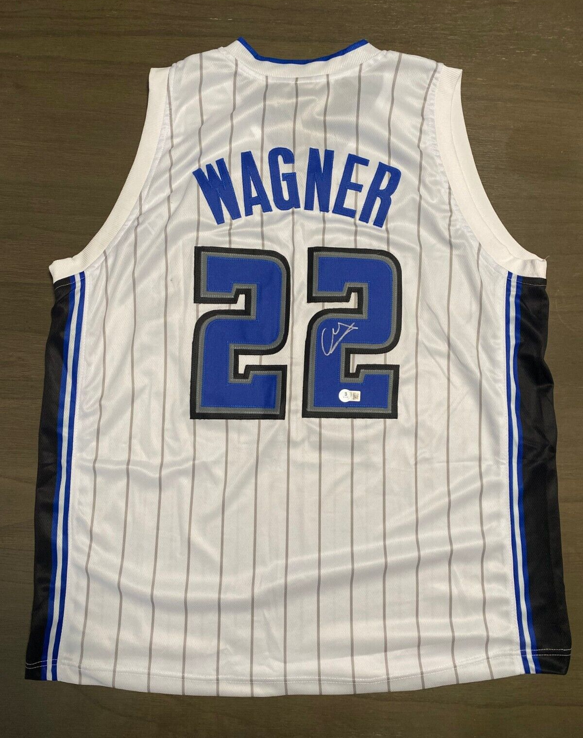 FRANZ WAGNER #22 ORLANDO MAGIC SIGNED AUTOGRAPHED CUSTOM JERSEY SZ XL BECKETT B