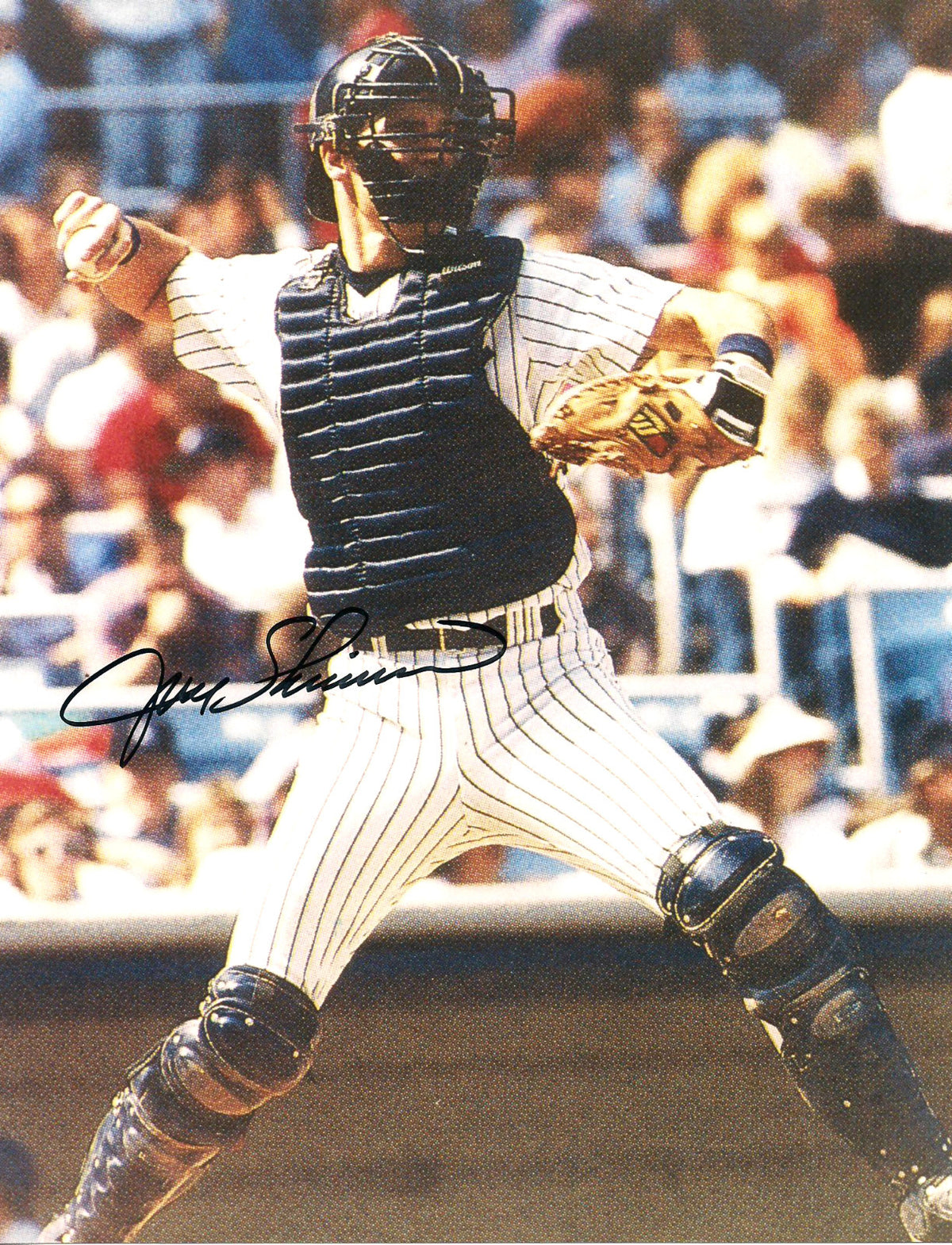 JOEL SKINNER NEW YORK YANKEES SIGNED AUTOGRAPHED 8X10 PHOTO W/COA