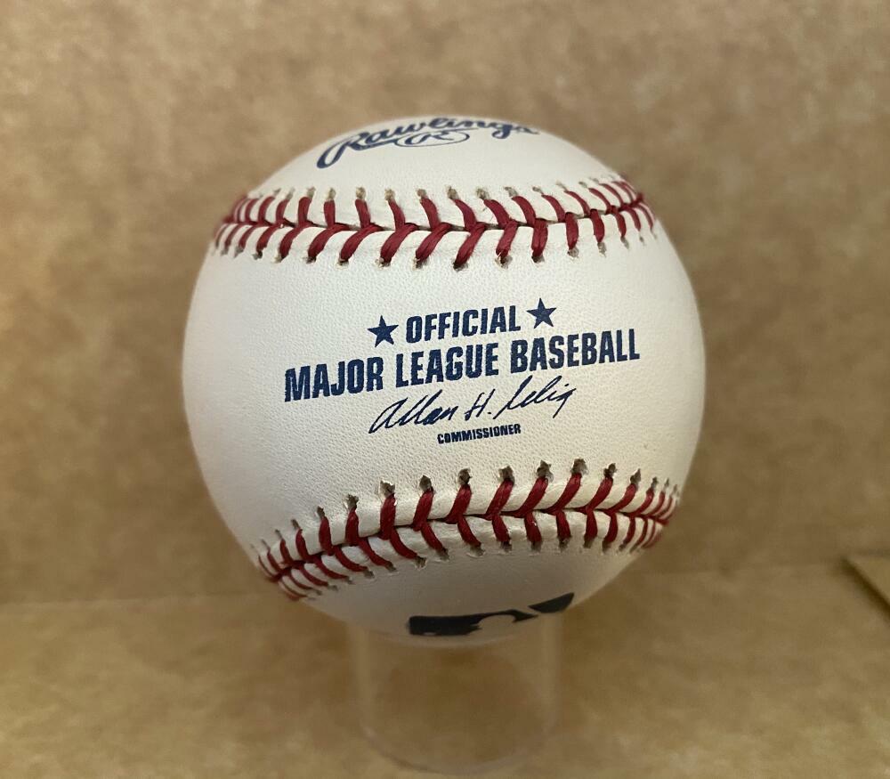 RUSSELL BRANYAN RFEDS/INDIANS/CARDINALS SIGNED AUTOGRAPHED M.L. BASEBALL W/ COA