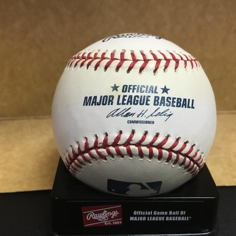 RUSTY TORRES ROYALS/YANKEES/INDIANS M.L. SIGNED BASEBALL W/COA