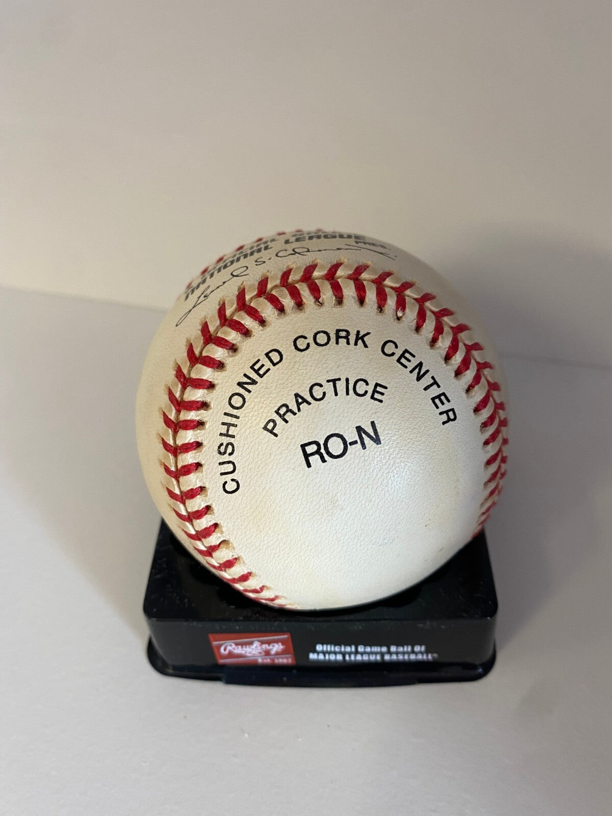 RICO CARTY MILWAUKEE BRAVES SIGNED AUTOGRAPHED N.L. BASEBALL BECKETT