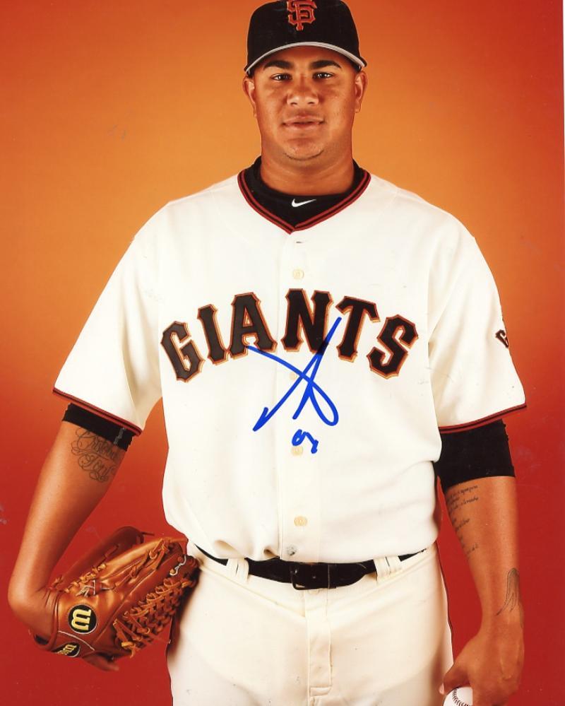ADELBERTO  MEJIA  SAN  FRANCISCO  GIANTS  SIGNED AUTOGRAPHED 8X10  PHOTO  W/COA