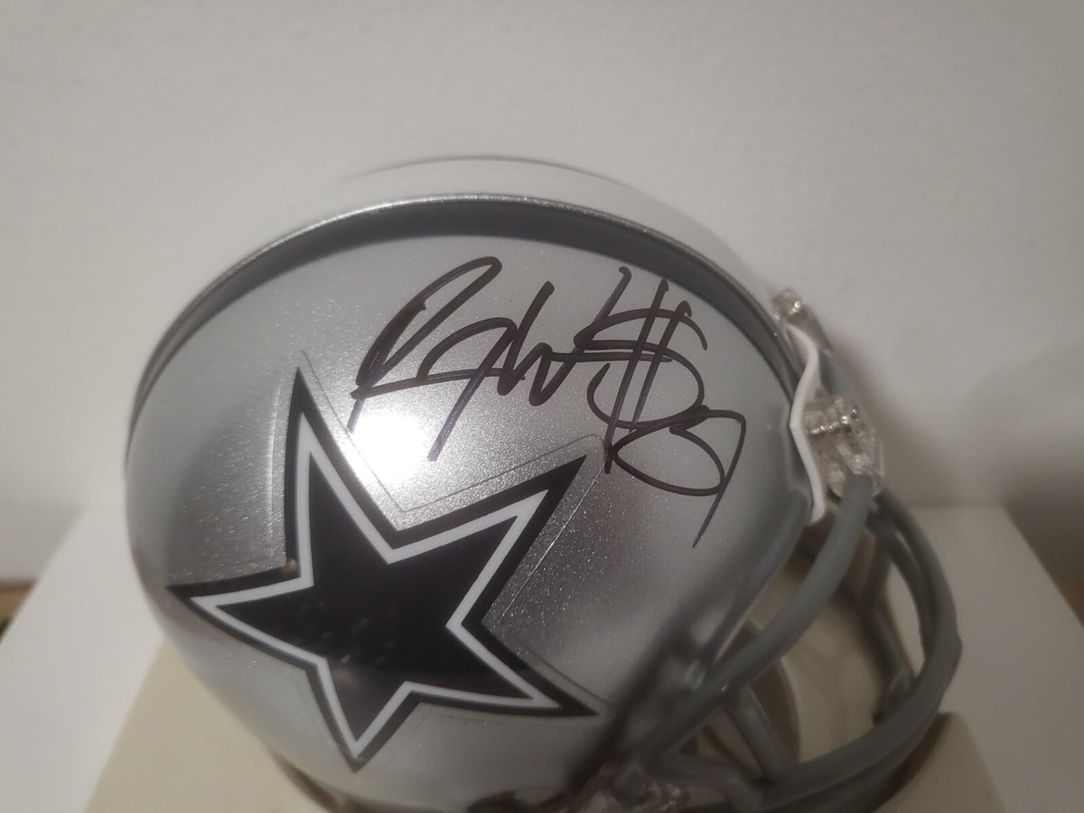 ROY WILLIAMS DALLAS COWBOYS SIGNED AUTOGRAPHED AUTO RIDDELL MINI HELMET W/COA