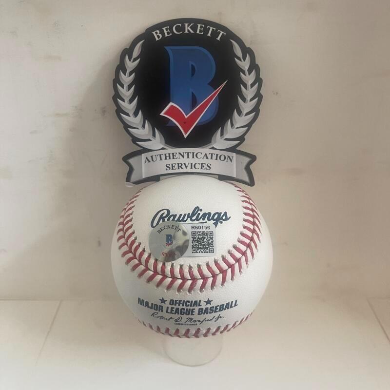 JOSE SALAS MARLINS/TWINS SIGNED AUTO M.L. BASEBALL BAS AUTHENTICATED