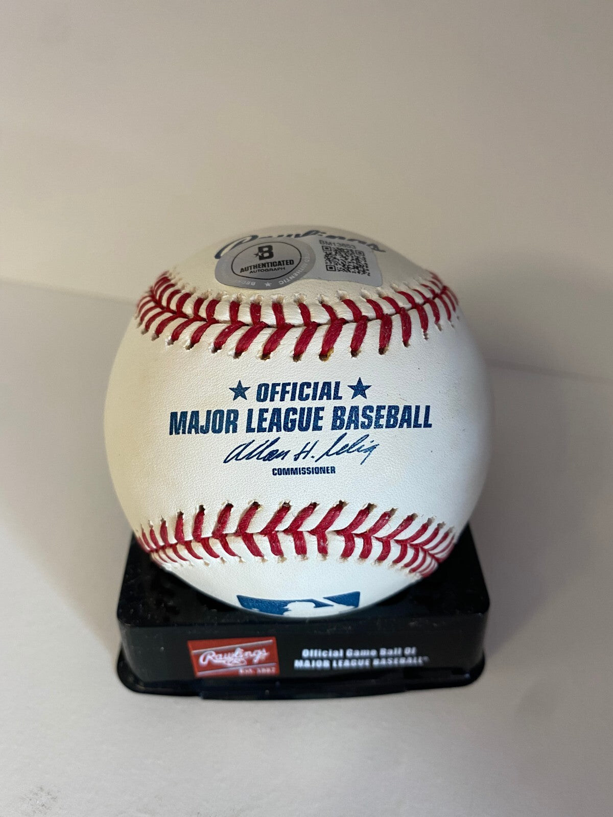 JOE CHRISTOPHER RED SOX/METS SIGNED AUTOGRAPHED M.L. BASEBALL BECKETT