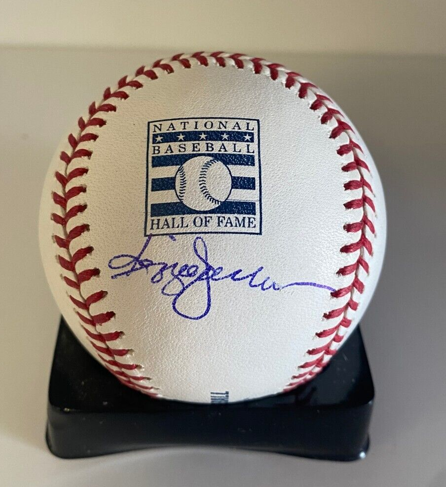 REGGIE JACKSON A'S/YANKEES SIGNED AUTOGRAPHED HALL OF FAME BASEBALL BECKETT **