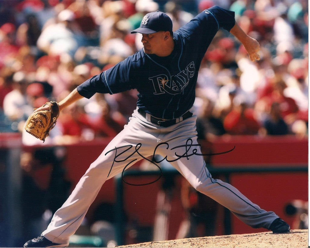 RANDY CHOATE TAMPA BAY RAYS SIGNED 8X10 PHOTO W/COA