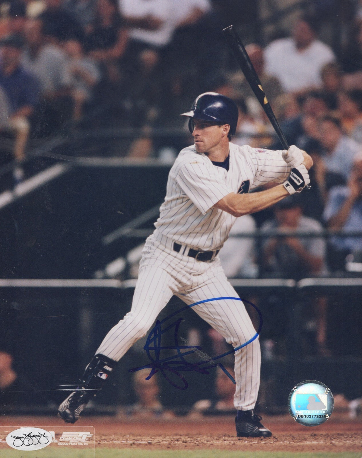STEVE FINLEY DIAMONDBACKS SIGNED AUTOGRAPHED 8X10 PHOTO JSA SOA