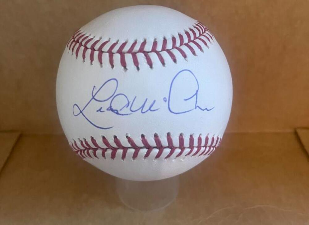LLOYD MCCLENDON PIRATES/TIGERS SIGNED AUTO M.L. BASEBALL BECKETT AUTH