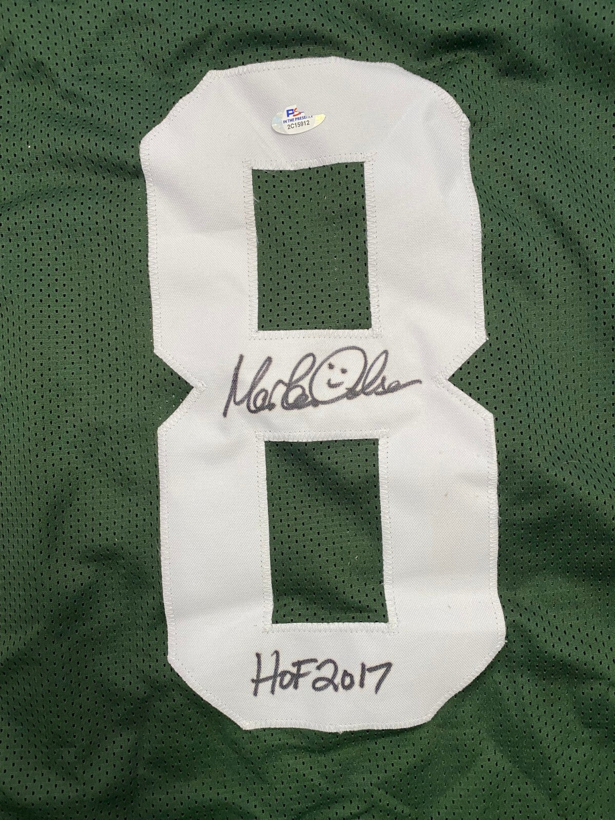 MORTEN ANDERSEN #8 HOF 2017 MICHIGAN STATE SIGNED CUSTOM JERSEY SZ XL PSA
