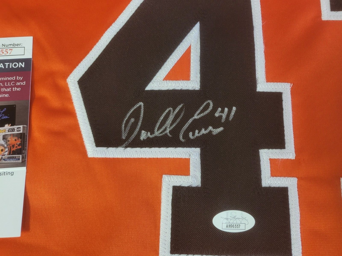 DARRELL EVANS #41 BALTIMORE ORIOLES AUTOGRAPH AUTO SIGNED CUSTOM JERSEY XL JSA