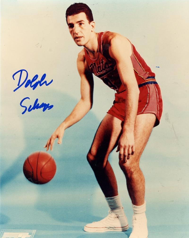 DOLPH SCHAYES SYRACUSE NATS SIGNED AUTOGRAPHED 8X10 PHOTO W/COA