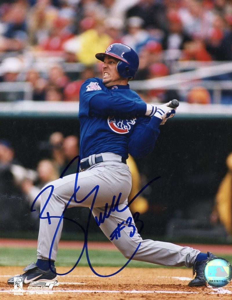 BILL MUELLER CHICAGO CUBS SIGNED 8X10 PHOTO W/COA