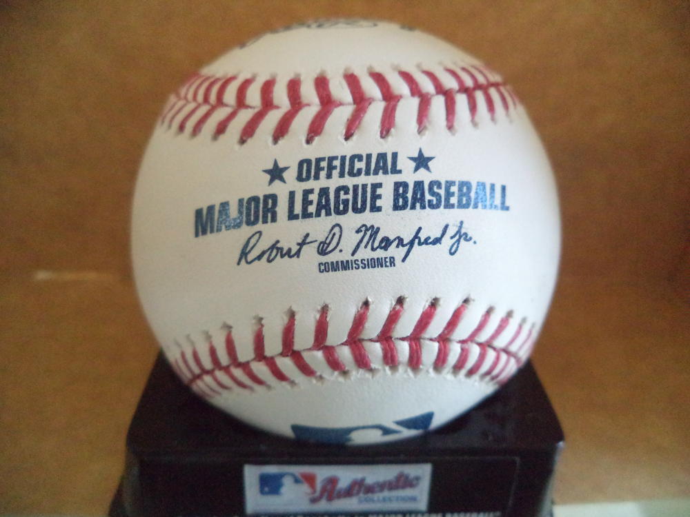 SEAN BRADY CLEVELAND INDIANS SIGNED AUTOGRAPHED M.L. BASEBALL W/COA