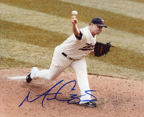 MATT CAPPS MINNESOTA TWINS SIGNED 8X10 PHOTO W/COA