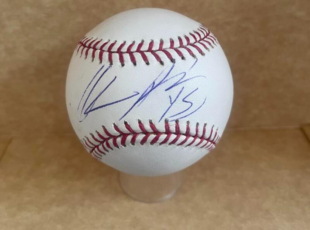ODALIS PEREZ BRAVES/DODGERS DECEASED SIGNED AUTO M.L. BASEBALL BAS AUTHENTICATED