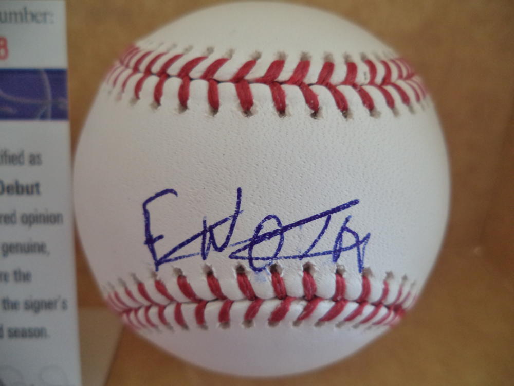 FREUDIS NOVA HOUSTON ASTROS SIGNATURE DEBUT SIGNED M.L. BASEBALL JSA SD49108