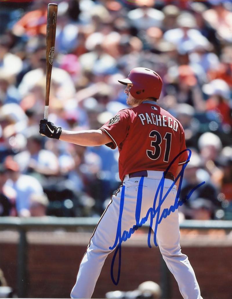 JORDAN PACHECO ARIZONA DIAMONDBACKS SIGNED AUTOGRAPHED 8X10 PHOTO W/COA