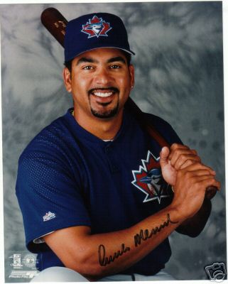 ORLANDO  MERCED  TORONTO  BLUE JAYS  SIGNED 8X10