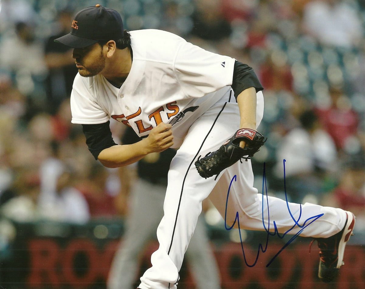EDGAR GONZALEZ HOUSTON ASTROS SIGNED AUTO 8x10 PHOTO W/COA