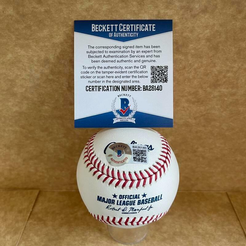 SAM MCDOWELL 6X A.S. SIGNED AUTOGRAPHED M.L. BASEBALL BAS BA26140