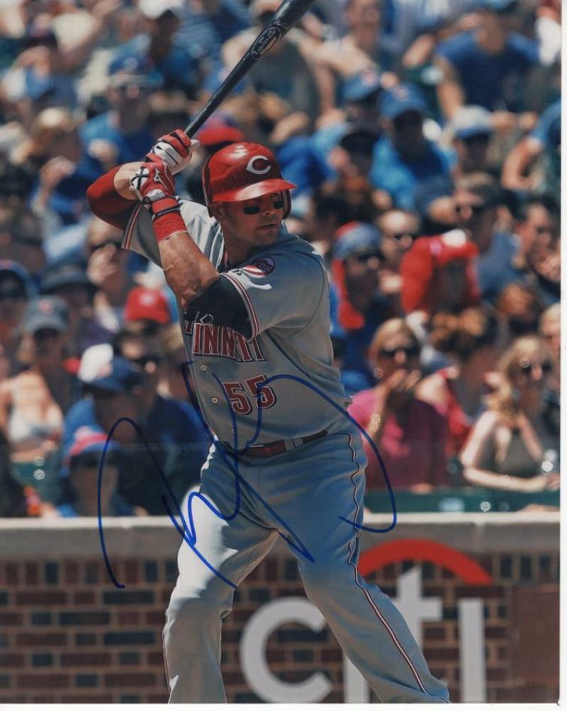 RAMON HERNANDEZ CINCINNATI REDS SIGNED AUTOGRAPHED 8X10 W/ COA