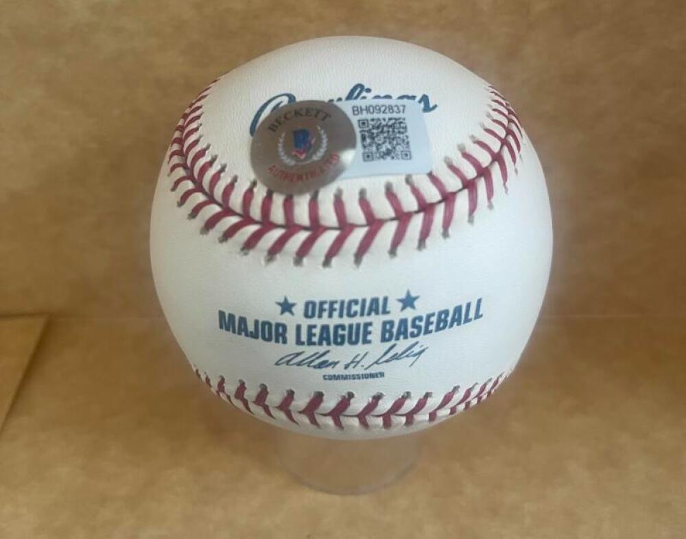 GEORGE "SHOTGUN" SHUBA 7-1-48 DODGERS SIGNED AUTO M.L. BASEBALL BAS AUTHENTICATE