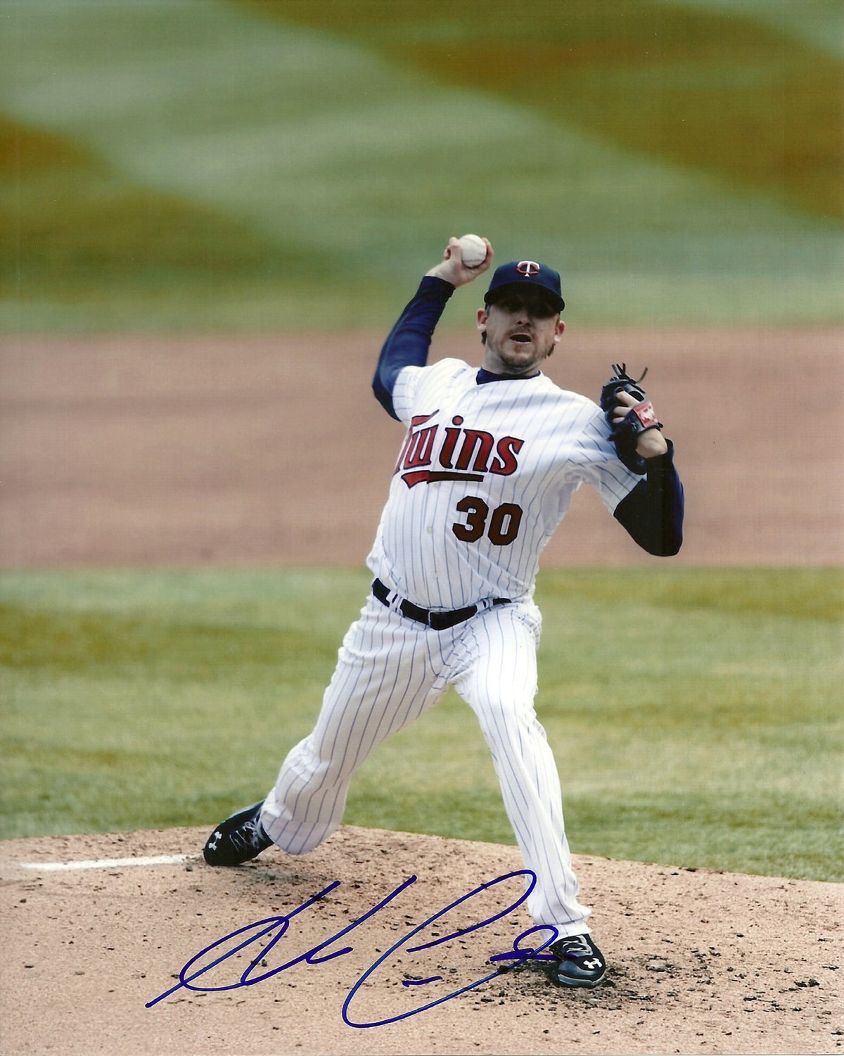 KEVIN CORREIA MINNESOTA TWINS SIGNED AUTOGRAPHED 8x10 PHOTO W/COA #30