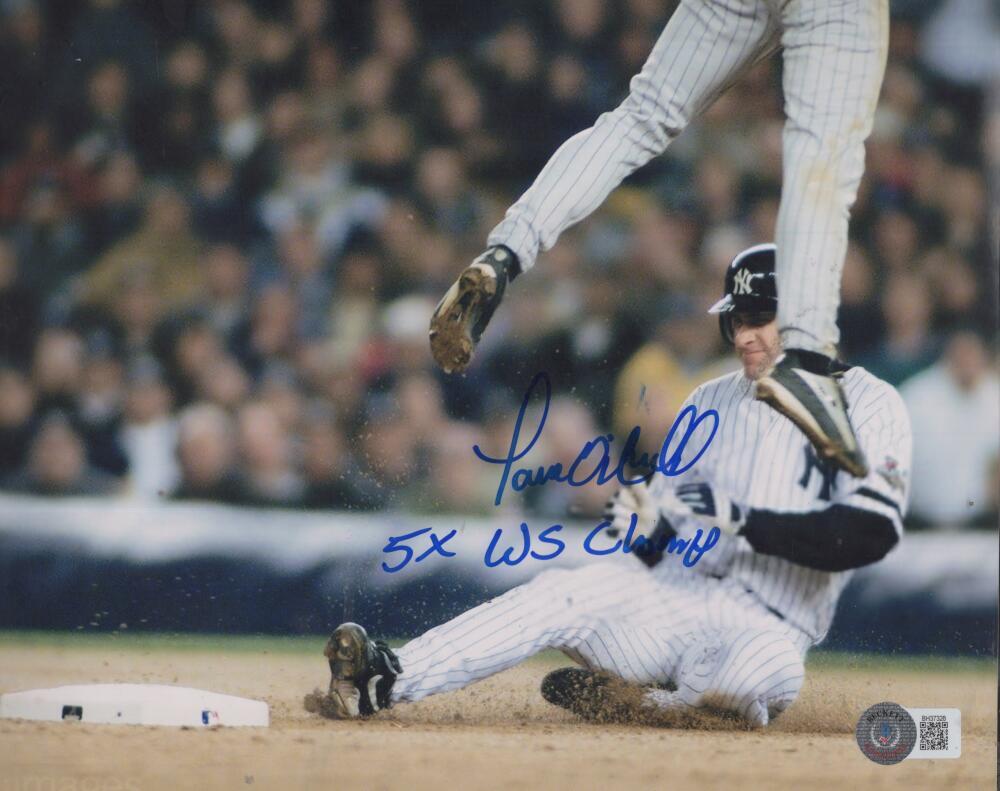 PAUL O'NEILL YANKEES 5X WS CHAMPS SIGNED 8X10 PHOTO BECKETT BH37328