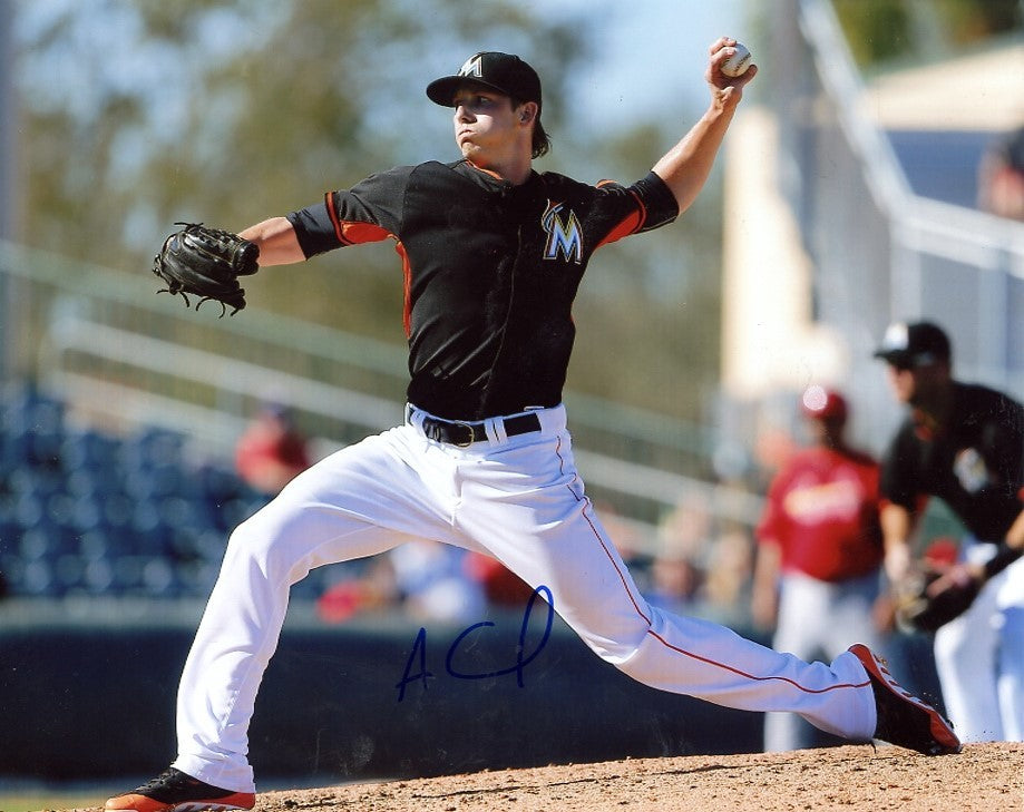 ADAM  CONLEY  MIAMI MARLINS    SIGNED AUTOGRAPHED 8X10  PHOTO