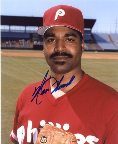 KEN HOWELL PHILADELPHIA PHILLIES SIGNED 8X10 PHOTO COA