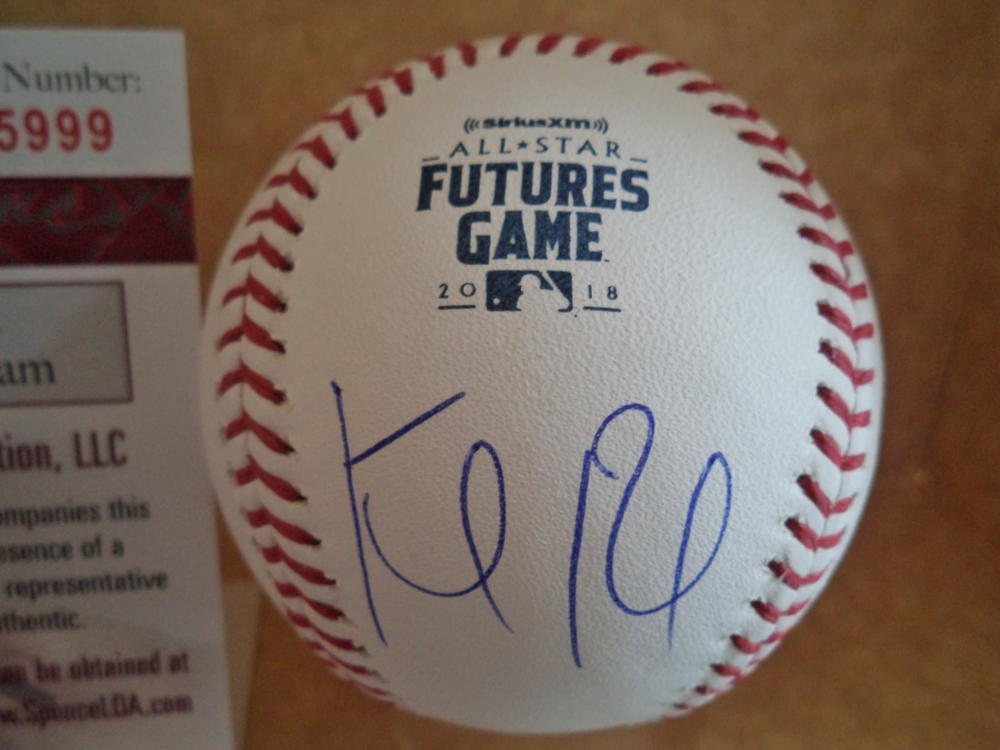 KEIBERT RUIZ LOS ANGELES DODGERS SIGNED 2016 FUTURES GAME BASEBALL JSA WPP45999