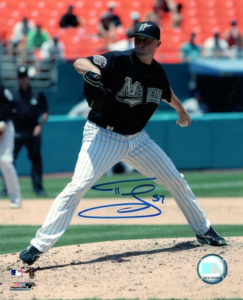 TAYLOR TANKERSLEY FLORIDA MARLINS   SIGNED AUTOGRAPHED 8X10 PHOTO W/COA