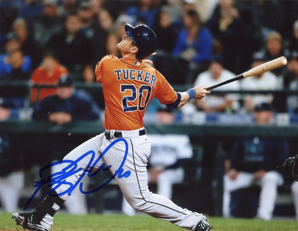 PRESTON TUCKER HOUSTON ASTROS SIGNED 8X10 PHOTO W/COA