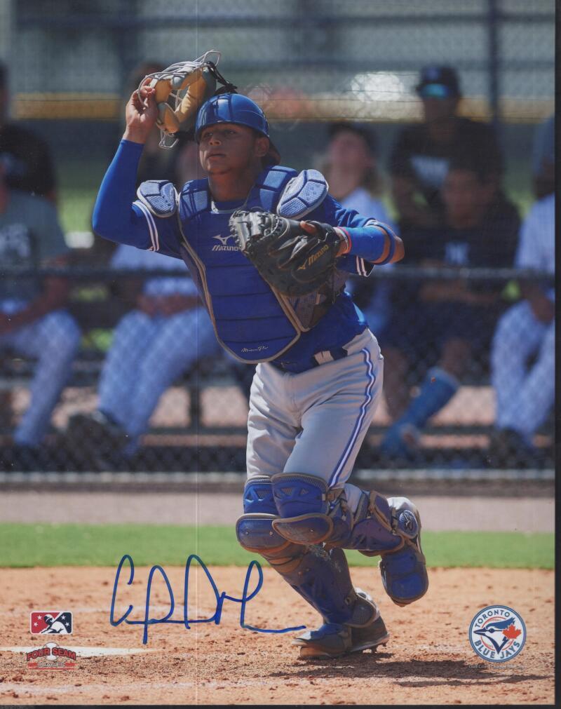 GABBY MORENO BLUE JAYS/DIAMONDBACKS SIGNED AUTOGRAPHED 8X10 PHOTO W/ COA