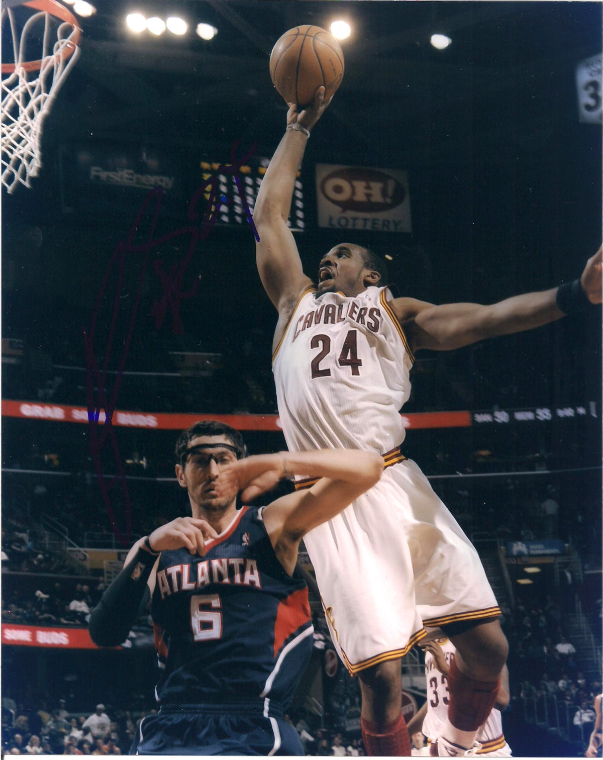 SEMARDO SAMUELS CLEVELAND CAVALIERS AUTOGRAPHED SIGNED 8X10 PHOTO W/COA