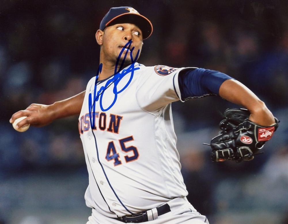 MIGUEL FELIX HOUSTON ASTROS SIGNED 8X10 PHOTO W/COA