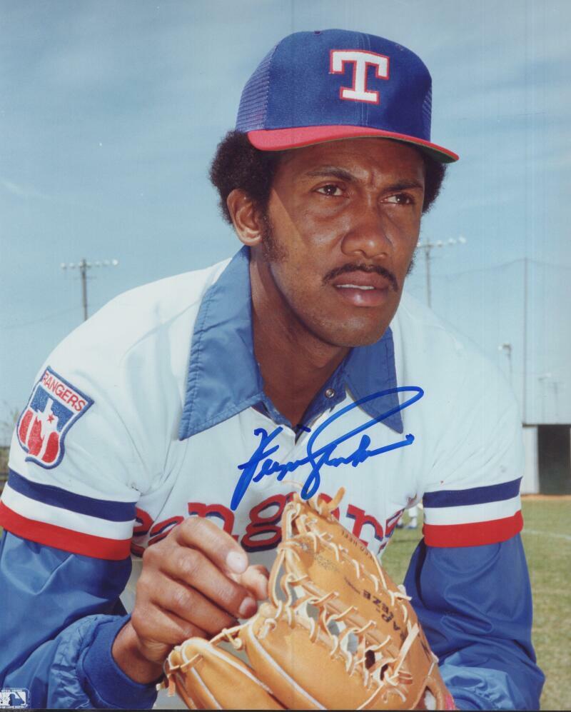 FERGUSON JENKINS TEXAS RANGER SIGNED AUTOGRAPHED 8X10 PHOTO W/ COA