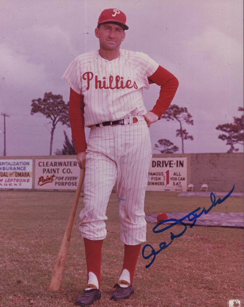 AL DARK  PHILLIES SIGNED AUTOGRAPHED 8X10 PHOTO W/ COA