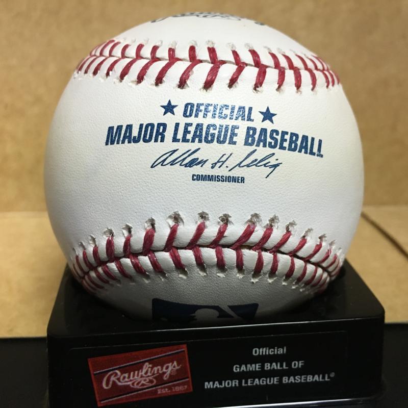 ARIEL PRIETO A'S/RAYS M.L. SIGNED BASEBALL W/COA