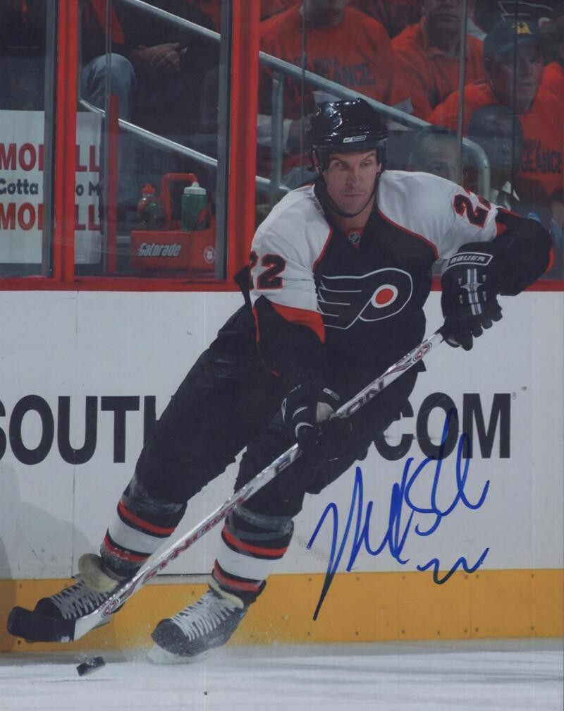 MIKE KNUBEL FLYERS SIGNED AUTOGRAPHED 8X10 PHOTO W/ COA