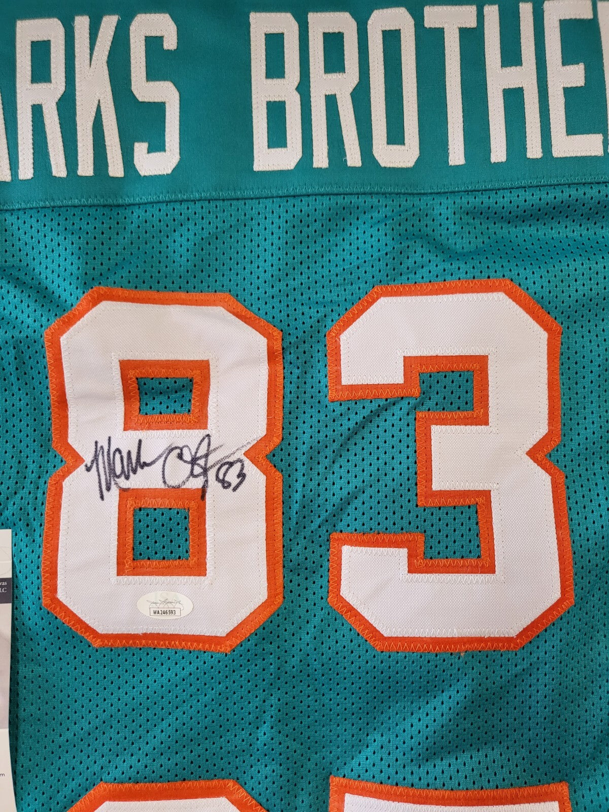 MARKS BROTHERS CLAYTON/DUPER DOLPHINS SIGNED AUTO XL JERSEY JSA COA AUTH