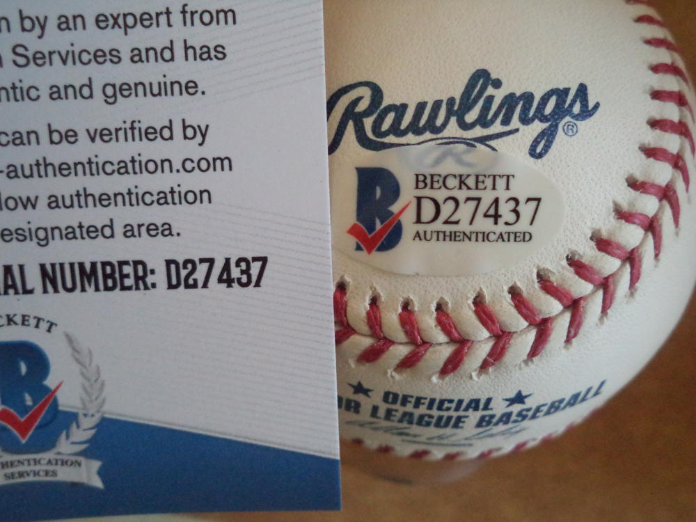 ROBINSON CANO SEATTLE MARINERS SIGNED AUTOGRAPH M.L BASEBALL BECKETT D27437