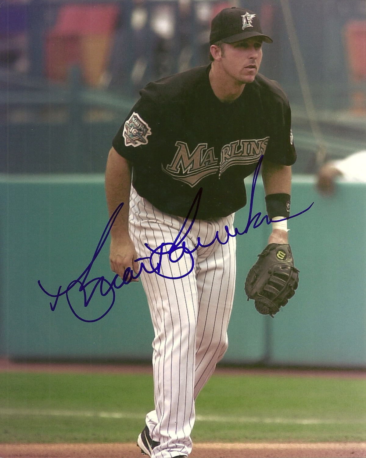 BRIAN BANKS FLORIDA MARLINS SIGNED AUTO 8x10 PHOTO W/COA