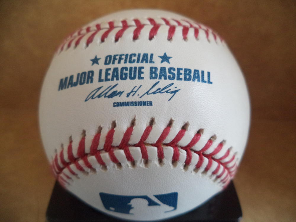 BRANDON LARSON CINCINNATI REDS SIGNED AUTOGRAPHED M.L. BASEBALL W/COA