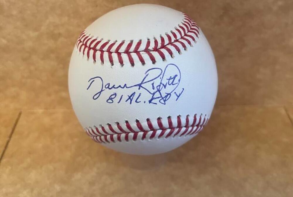 DAVE RIGHETTI 81 A.L. ROY SIGNED AUTOGRAPHED M.L. BASEBALL BECKETT AUTH