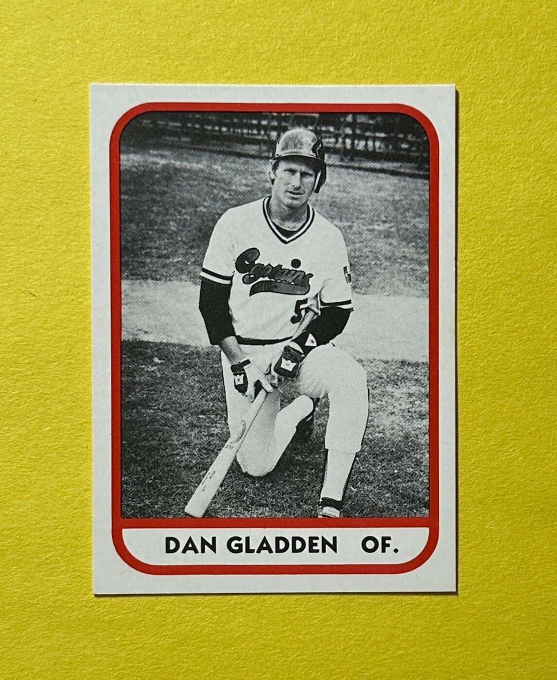 1981 TCMA MINOR LEAGUE DAN GLADDEN #9 SHREVEPORT CAPTAINS