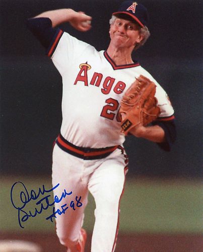 DON SUTTON  ANGELS HOF 98   SIGNED 8X10 PHOTO